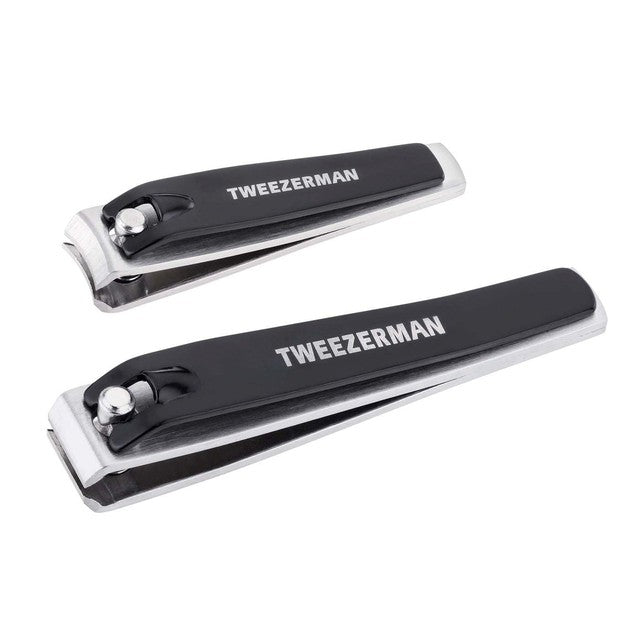 Tweezerman combo clipper set with stainless steel blades, imported from the UK