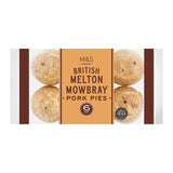 M&S M&S Mini Melton Mowbray Pork Pies Pack of 6- Buy online at McGrocer