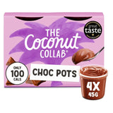 M&S Coconut Collab Choc Pots Vegan Chocolate Dessert 4 x 45g- Buy online at McGrocer