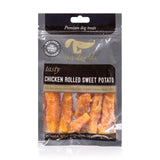 M&S The Dog Deli Petface Chicken Rolled Sweet Potato Dog Treat 100g- Buy online at McGrocer
