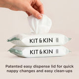 Kit & Kin hypoallergenic baby wipes 10-pack of 60 wipes, UK version