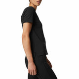 M&S Goodmove women's fitted t-shirt Black size 12, imported from the UK