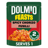 M&S Dolmio Feasts Spicy Chorizo Fusilli Microwave Pasta Meal 250g- Buy online at McGrocer