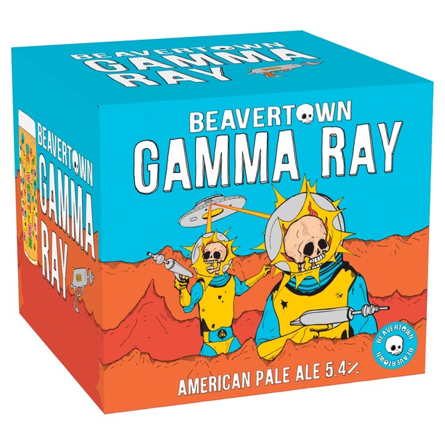 Beavertown Gamma Ray APA craft beer 4 x 330ml cans - British product