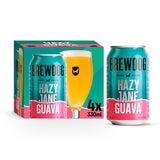 M&S BrewDog Hazy Jane Guava Hazy IPA 4 x 330ml- Buy online at McGrocer