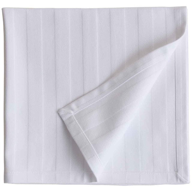 M&S cotton sateen napkin set white, imported from the UK