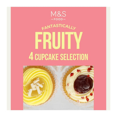 M&S M&S Fruit Cupcake Selection 224g- Buy online at McGrocer