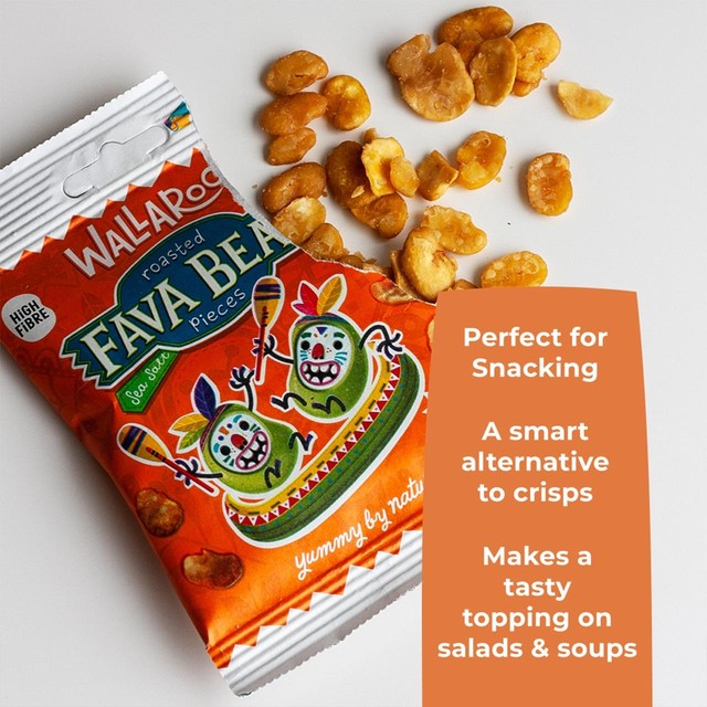 Wallaroo roasted fava bean pieces 30g (British brand)