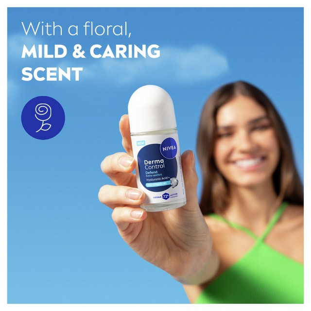 NIVEA Derma Control Defend anti-perspirant roll on (British brand)