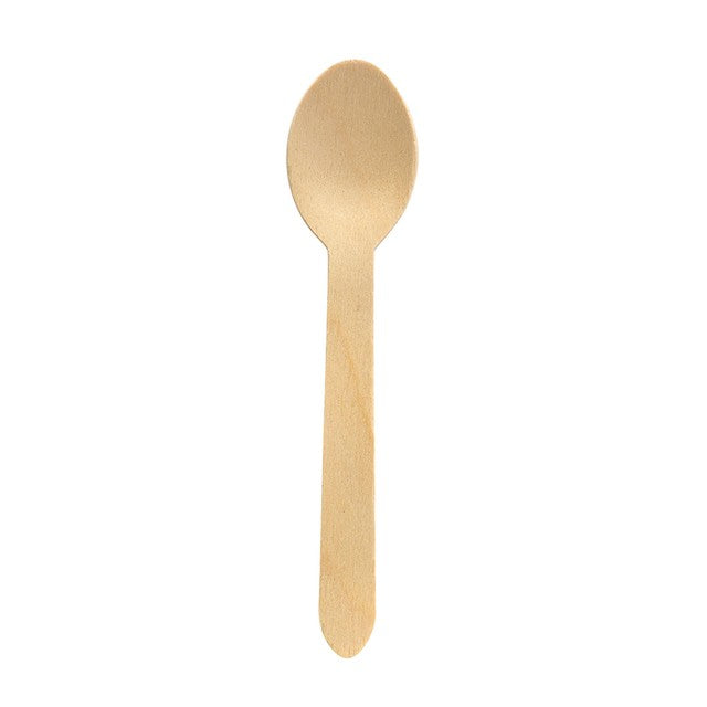 BioPak wooden spoons 10 per pack - British product