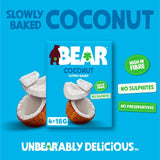 Urban Fruit Bear Fruit Dried Coconut Chips, imported from the UK
