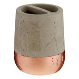 Premier Housewares Neptune Copper and Concrete toothbrush holder, imported from the UK