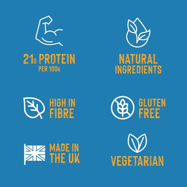 Good & Honest Popped Protein Cheese & Onion snack 85g, UK version