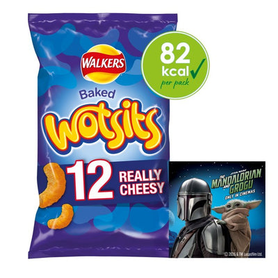 M&S Wotsits Really Cheesy Baked Corn Snacks Multipack 12x16.5g- Buy online at McGrocer