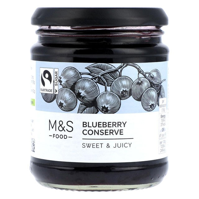 M&S blueberry conserve 340g, imported from the UK