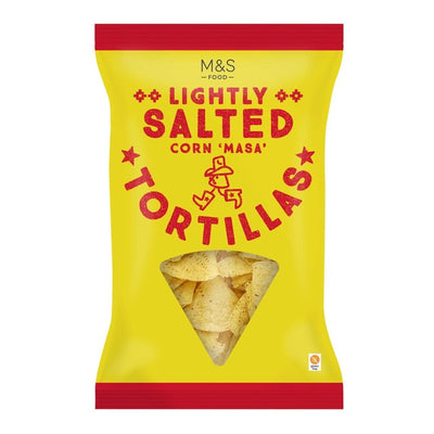 M&S M&S Lightly Salted Tortilla Chips 200g- Buy online at McGrocer