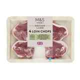 M&S Select Farms 4 British Fresh Lamb Loin Chops 360g