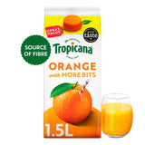 Tropicana Orange Juice with extra juicy bits 1.5L (British brand)