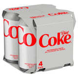 Coca-Cola Diet Coke 4 x 330ml - British product