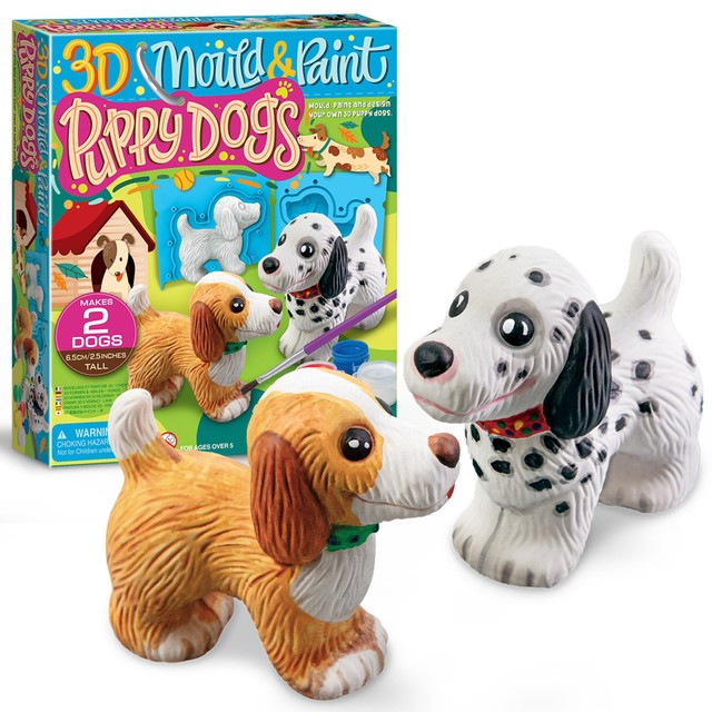 KidAntics mould and paint puppy dogs kit, imported from the UK