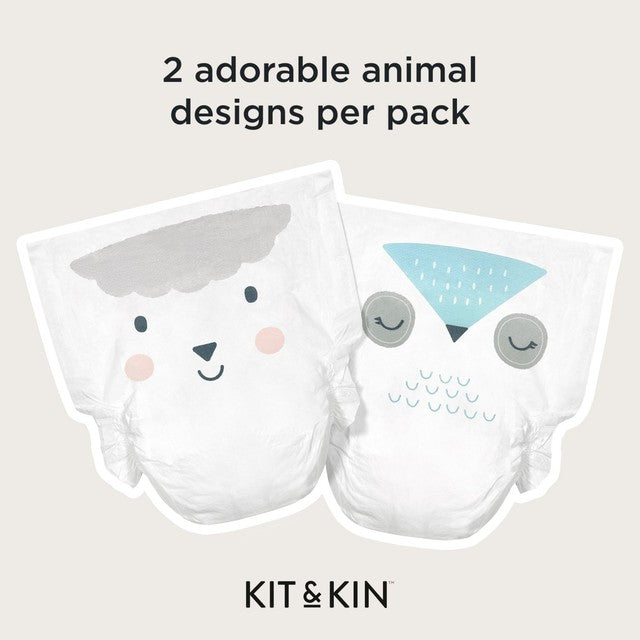 Kit & Kin hypoallergenic nappies size 1 (2-5kg), UK version