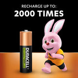 Duracell Recharge Plus AA rechargeable batteries 4-pack - British product