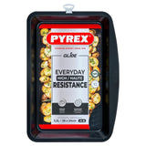 Pyrex Glide Large Rectangular Roaster 38x22cm, imported from the UK
