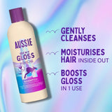 Aussie Oh My Gloss shampoo, imported from the UK