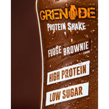 Grenade Fudge Brownie protein shake 330ml, UK version