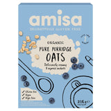 Amisa organic gluten free porridge oats express sachets 8x27g - British product