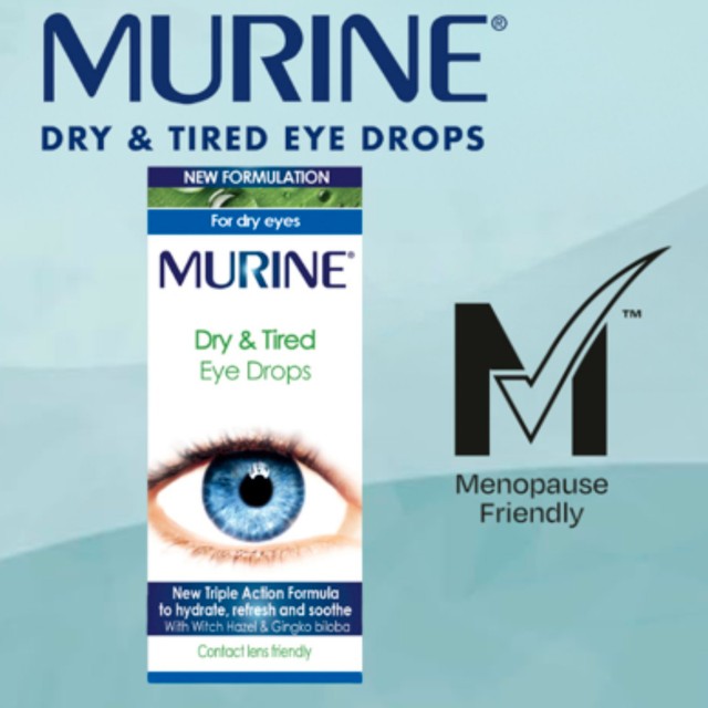 Murine eye drops for dry and tired eyes 15ml, imported from the UK