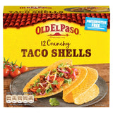 Old El Paso Crunchy Taco Shells 156g, imported from the UK