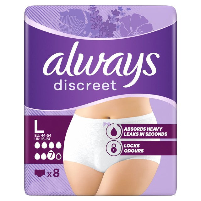 Always incontinence pants Plus L - British product