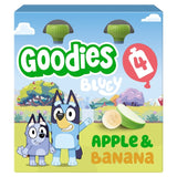 M&S Goodies Bluey Kids Snack Apple Banana Smoothie Fruit Pouch Multipack 4x100g- Buy online at McGrocer