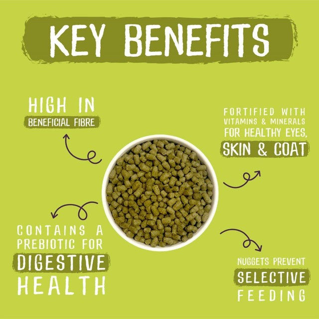 Burgess Excel adult rabbit food with mint 3kg - British product