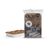 Homemade Brownie Co. triple chocolate brownie traybake 340g, UK version