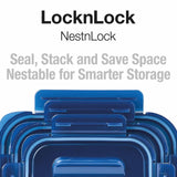 LocknLock blue food storage containers 3pc set, UK version