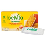 Belvita strawberry yogurt duo crunch breakfast biscuits - British product