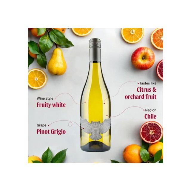 Virgin Wines El Sabio Pinot Grigio 75cl - British product