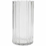 M&S M&S Ridged Glass Cylinder Vase Clear Home Decor One Size- Buy online at McGrocer