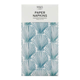 M&S M&S Shell Guest Paper Napkins 40 x 40cm- Buy online at McGrocer