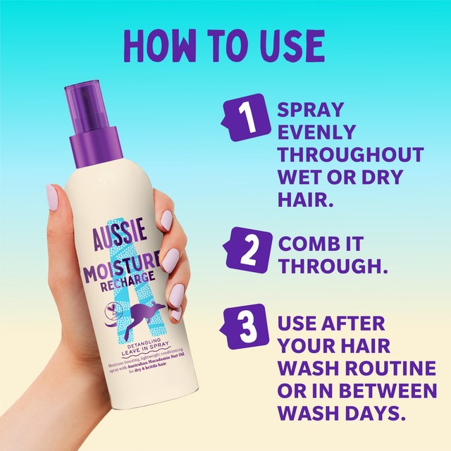 Aussie Leave In Conditioner Miracle Recharge 250ml - British product