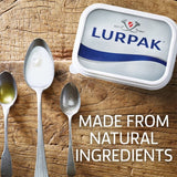 Lurpak Spreadable Butter Slightly Salted 250g, imported from the UK