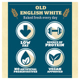 Warburtons thick sliced white bread 400g (British brand)
