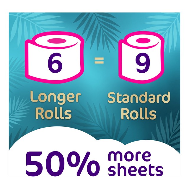 Cushelle coconut quilted toilet roll 6 rolls - British product