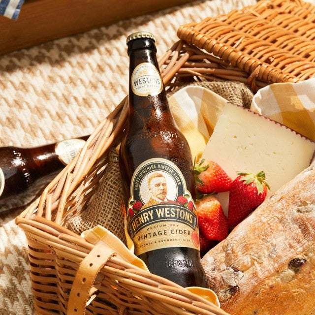 Henry Westons vintage cider bottle, UK version