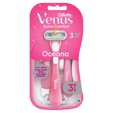 Gillette Venus Oceana disposable razors 3 pack - British product