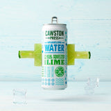 Cawston Press Lime Sparkling Water, imported from the UK