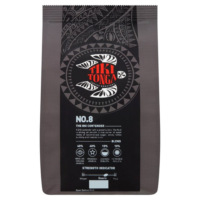 Tiki Tonga Blend No.8 whole bean coffee 227g (British brand)