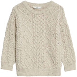 M&S cable knit jumper neutral 2-3 years, imported from the UK